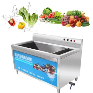 100-200Kg H Output Ozone Air Bubble Fruit Vegetable Washer Vegetable Washing Machine