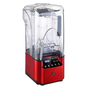 100% Copper Motor 1.6L Jar 2200W Heavy Duty Electric Smoothie Blender Machine Ice Food Processor Household Noise Cover
