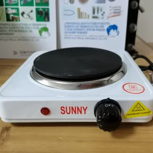 1000W 1500W Home Kitchen Appliance Electric Single Head or Double Head Hot Plate with Iron and Steel Coil Heating Tube