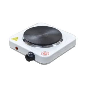 1000W 1500W Single Burner Electric Stove Coil Hot Plate Style Temperature Control Non Scratch Protective Feet for Outdoor RV Use