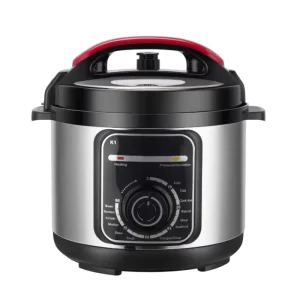 1000W 6L Smart Portable Electric Pressure Rice Cooker Stainless Steel Multi-Functional Non-Stick Fast Cooking LED