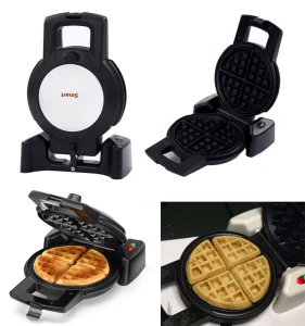 1000W Flip Waffle Maker
