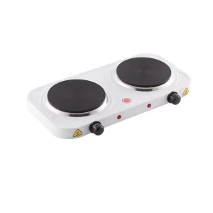 1000W+1000W Thermostat Control Double Burner Solid Stove Home Kitchen Electric Hot Plate for Cooking