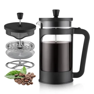 1000ml Barista French Press Coffee Maker Borosilicate Glass Brewing Pot Factory