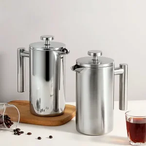 1000ml Commercial French Press Coffee Maker Cafe Brewing Pot