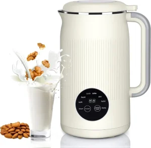 1000ml Durable Stainless Steel Soybean Milk Machine Electric for Making Nut Milk Drinks for Families and Hotels