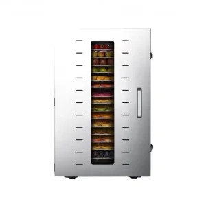 100L Commercial Automatic Fruit Dehydrator Stainless Steel Flower Dehydrator Machine 16 Trays Industrial Dehydrated Machine