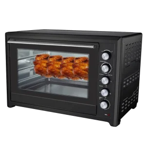 100L Household Electric Convection Oven Freestanding Single Metal for Bakery and Pizza
