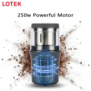 100g Capacity 250W Blade Coffee Grinder Stainless Steel Burr Portable Easy Operation High Quality Quick Grinding Household Use