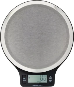 100pcs Black and Stainless Steel Digital Kitchen Scale with LCD Display Includes Batteries