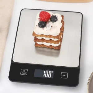 10KG Digital Kitchen Scale Food Scale Household Electronic Scale Large Platform Stainless Steel