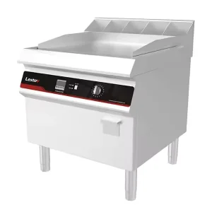 10KW Commercial Induction Flat Griddle Stainless Steel Electric Grill Easy Cleaning for Food Truck Restaurant Kitchen