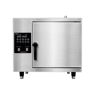 10KW Portable Restaurant Induction Food Steamer 380V 4×3.5kg Capacity for Rice Bao Tortilla Fish