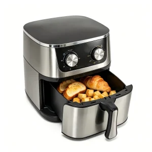 10L/15L Home Use Air Fryer 1400W Electric Heating Tube Hot Air Convection 60-210 Temperature Control Stainless Steel