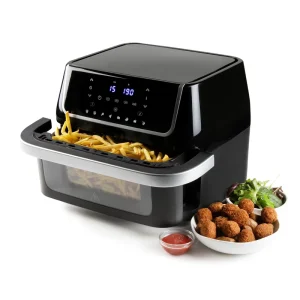 10L Digital Air Fryer Oven with Oil Free Non Stick PTFE Versatile Multi Function for Healthy Cooking Baking Grill Functions
