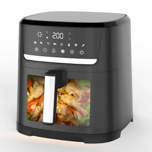10L Digital Electric Air Fryer New Design Multifunctional Non Oil Household French RV Ready Square Shape Plastic