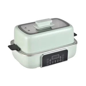 10L Fast Heating Pot Digital Stainless Steel Electric Steam Cooker Food Steamer