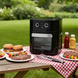 10L Household Digital Control Non Stick Energy Saving Freidora De Aire No Oil Mechanical Electric Air Fryer Oven Observation