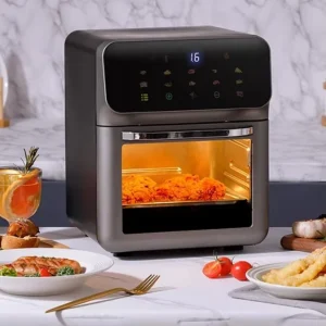 10L Large Capacity Electric Air Fryers Oil free Automatic Household Kitchen 360° Baking Convection Oven Deep Fryer Without Oil