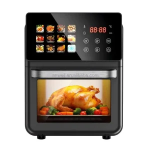 10L Luxury Air Fryer Oven with Floating Control Panel Built in Recipes See Through Window Easy Clean for Daily Meals