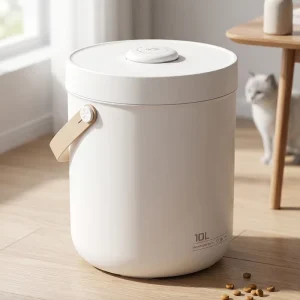 10L Smart Stainless Steel Eco Friendly Vacuum Grain Storage Container Airtight Rechargeable Keep Fresh 15kPa Pressure