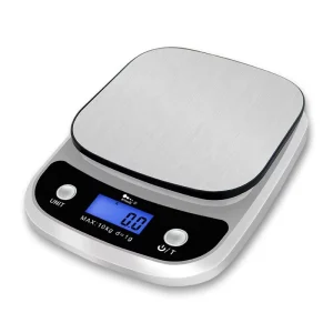 10kg Digital Electronic Battery Operated Portable Kitchen Scale High Quality Stainless Steel Household Food Weighing