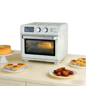 11 20L Electric Multifunctional Mechanical Air Fryer Oven 1700W Stainless Steel Convection Oven French Support Rotisserie