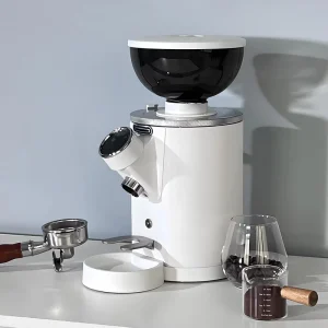 11 Gear Adjusted 60mm Stainless Steel Grinder Mill Touch Screen Control Electric Coffee Mill Bean Grinder