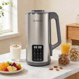 11-in-1 1.2L Nut Almond Milk Maker 304 Stainless Steel Plant Based Milk Oat Cashew Milk Soybean Milk Machine OEM
