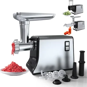 11 in 1 Multi Function Household Electric Stainless Steel Meat Grinder Slicer 700W Motor Aluminum Kitchen Tool