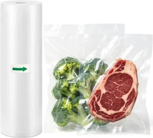 11″x50′ Vacuum Sealer Bags Roll 4 Mil Food Storage Saver Embossed Sous Vide Cook