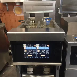 11.6L+11.6L Deep Fryer with 2 Basket Fried Chicken Machine Stainless Commercial Fryer