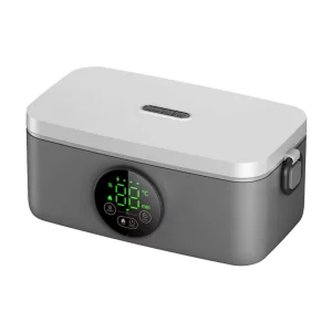 1100ml Rechargeable Electric Lunch Box with 16000mAh Battery & Insulation for Office & Outdoor Use
