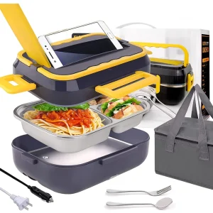 110V/220V 12V/24V Hot Box Lunch Box Heating Lunch Tiffin Box Keep Food Hot