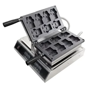 110V 220V Cat Claws Shaped Animal Waffle Maker Non Stick Electric Mini Waffle Machine for Car Household Hotel Use Commercial