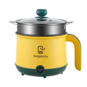 110V 220V Electric Cooker Mini Cooking Pot Household Hotpot Non Stick Coating Multi Function Food Frying Pan Skillet Rice Pan