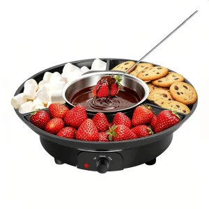 110V 220V Electric Fruit Cookie and Marshmallow Platter Chocolate Stew Pot Melting Tower Chocolate Fountain Machine