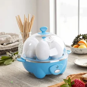 110V 220V Mini Electric Egg Cooker with Automatic Steaming Function Household Plastic Automatic Egg Ring Boilers