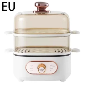 110V 220V Multi layer Electric Food Steamer for Healthy Cooking and Steaming Vegetables with Automatic Power off Function