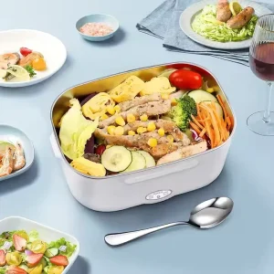 110V 220V Plastic Portable Heater Electric Heated Lunchbox Hot Food Thermal Lunch Box