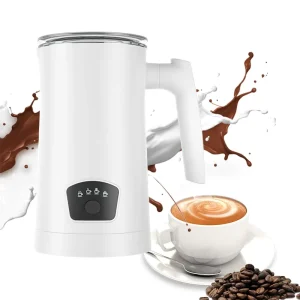 110V 240V 350ml 400W 304 Stainless Steel 4 in 1 Multifunction Electric Coffee Milk Frother Hot Cold Froth Automatic Easy