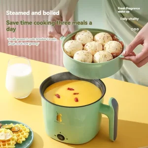 110V In Stock Electric Cooking Pot Dormitory Student Noodle Pot Non Stick Skillet Multipurpose Electric Cooking Pot