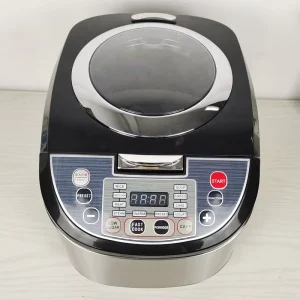 110V US Plug 5L Smart Digital Household Rice Cooker with Plastic Housing Paddle and Measuring Cup
