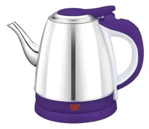 110v-220V Electric Kettle 1.2L 1500W Stainless Steel Cordless Water Boiler Kettle for Daily Use Travel Economical Kitchen