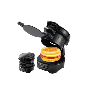 110v 220v 600w Electric Burger Maker Machine Sandwich Maker Mini Maker Round Griddle Breakfast Machine for Hamburger Muffins