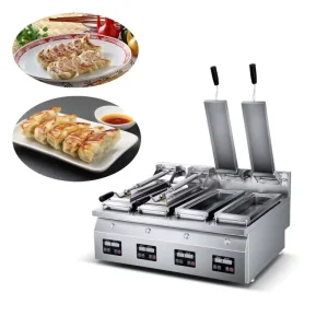 110v 220v Electrical Tabletop Automatic Dumpling Grill Pan Gyoza Fryer Cooker Samosa Fry Griller Empanada Griddle Fried Machine