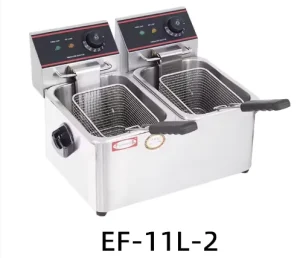 11L-2 Safe Protection Function Anti-Overheat Countertop Electric Deep Fryer Kitchen Equipment for Restaurant and Hotels