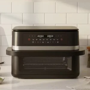 11L Large Dual Basket No Oil Visual Window Smoke-Free Air Fryer Oven Smart Household Electric Digital Air Fryer