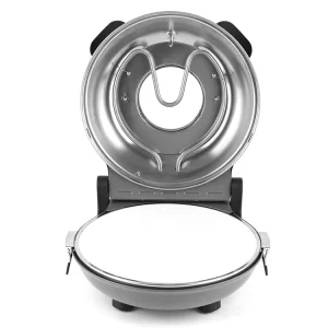 12 Inch Stainless Steel Electric Pizza Oven Overheat Protection Adjustable Thermostat Grill