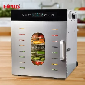 12 Layer Stainless Steel Professional Electric Food Dehydrator Dryer 1000W 220V/110V for Household Kitchen